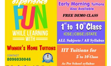 Winner's Home Tutors & Best Home Tuitions in Vizag